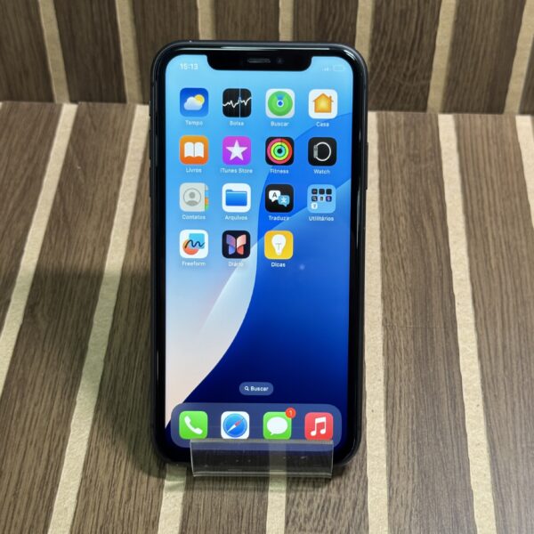 iPhone seminovo 11 64GB Preto 100% - Imagem 2